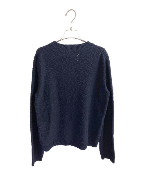 Maison Margiela（メゾンマルジェラ）Maison Margiela (メゾンマルジェラ) クルーネックニット ネイビー サイズ:Sの古着・服飾アイテム