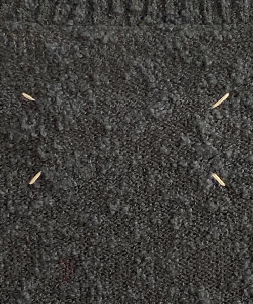 Maison Margiela（メゾンマルジェラ）Maison Margiela (メゾンマルジェラ) クルーネックニット ネイビー サイズ:Sの古着・服飾アイテム