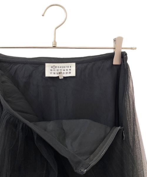 Maison Margiela（メゾンマルジェラ）Maison Margiela (メゾンマルジェラ) チュールスカート ブラック サイズ:40の古着・服飾アイテム