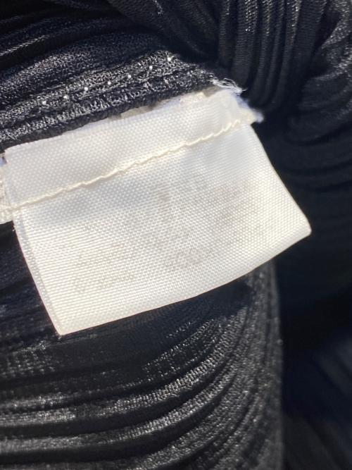 PLEATS PLEASE（プリーツプリーズ）PLEATS PLEASE (プリーツプリーズ) ハイネックプリーツカットソー ブラック サイズ:3の古着・服飾アイテム