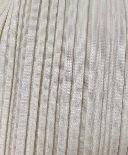 PLEATS PLEASE（プリーツプリーズ）PLEATS PLEASE (プリーツプリーズ) ハイネックプリーツカットソー クリーム サイズ:3の古着・服飾アイテム