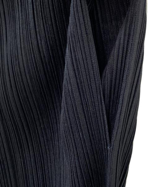 PLEATS PLEASE（プリーツプリーズ）PLEATS PLEASE (プリーツプリーズ) ポケット付プリーツパンツ ブラック サイズ:3の古着・服飾アイテム