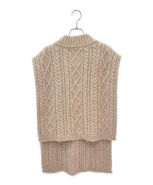 Maison Margiela（メゾンマルジェラ）Maison Margiela (メゾンマルジェラ) ニットベスト アイボリー サイズ:Sの古着・服飾アイテム