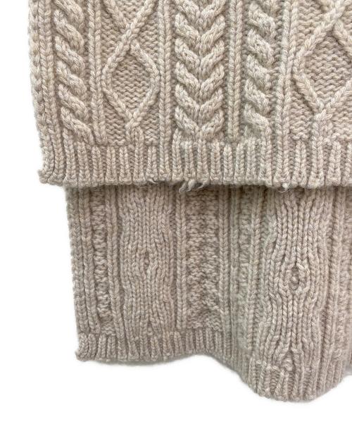 Maison Margiela（メゾンマルジェラ）Maison Margiela (メゾンマルジェラ) ニットベスト アイボリー サイズ:Sの古着・服飾アイテム