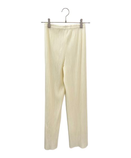 PLEATS PLEASE（プリーツプリーズ）PLEATS PLEASE (プリーツプリーズ) プリーツパンツ クリーム サイズ:-の古着・服飾アイテム