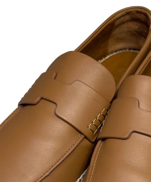 HERMES（エルメス）HERMES (エルメス) エスパドリーユ 《トリップ》 ブラウン サイズ:40の古着・服飾アイテム