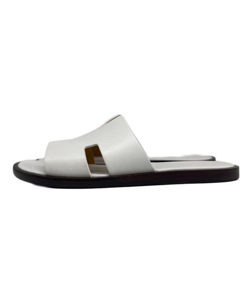 HERMES（エルメス）HERMES (エルメス) イズミールサンダル/Izmir Leather Sandals ホワイト サイズ:FREEの古着・服飾アイテム