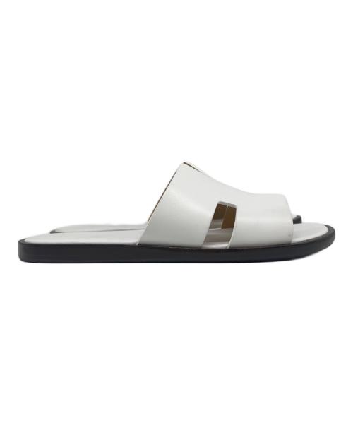 HERMES（エルメス）HERMES (エルメス) イズミールサンダル/Izmir Leather Sandals ホワイト サイズ:FREEの古着・服飾アイテム