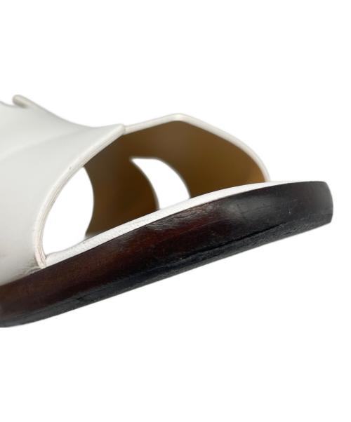 HERMES（エルメス）HERMES (エルメス) イズミールサンダル/Izmir Leather Sandals ホワイト サイズ:FREEの古着・服飾アイテム