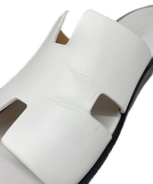 HERMES（エルメス）HERMES (エルメス) イズミールサンダル/Izmir Leather Sandals ホワイト サイズ:FREEの古着・服飾アイテム