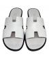 HERMES (エルメス) イズミールサンダル/Izmir Leather Sandals ホワイト サイズ:FREE：60000円