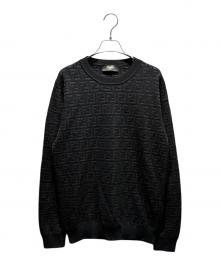 FENDI（フェンディ）の古着「ズッカニット」｜ブラック