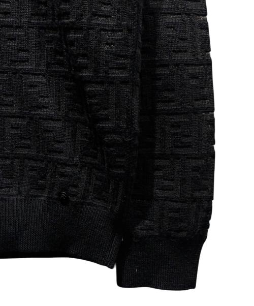 FENDI（フェンディ）FENDI (フェンディ) ズッカニット ブラック サイズ:48の古着・服飾アイテム