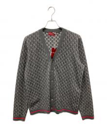 GUCCI（グッチ）の古着「GGカーディガン　801702XKEAN」｜グレー
