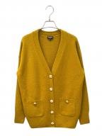 CHANELシャネル）の古着「ココボタンカーディガン」｜マスタード