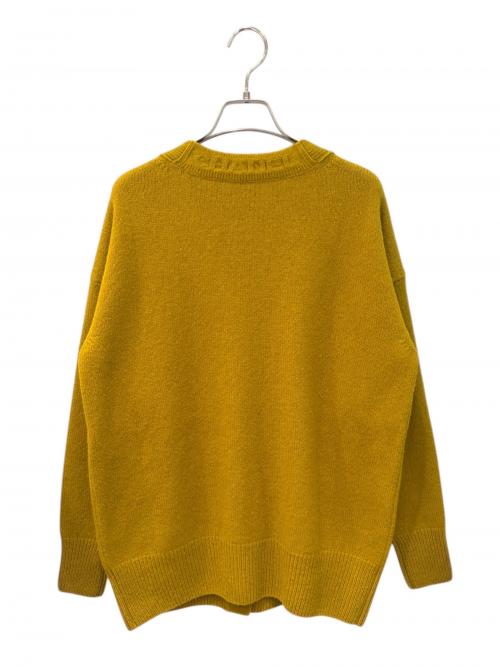 CHANEL（シャネル）CHANEL (シャネル) ココボタンカーディガン マスタード サイズ:36の古着・服飾アイテム