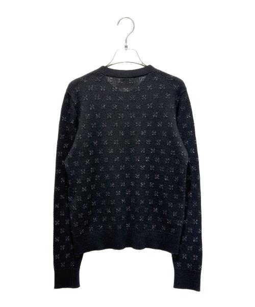 CHANEL（シャネル）CHANEL (シャネル) ココボタンヘンリーネックニット   ブラック サイズ:36の古着・服飾アイテム