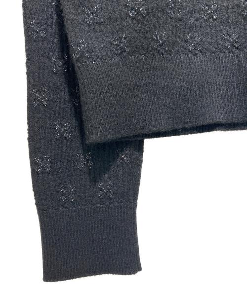 CHANEL（シャネル）CHANEL (シャネル) ココボタンヘンリーネックニット   ブラック サイズ:36の古着・服飾アイテム