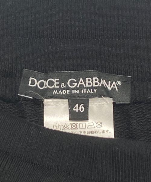 DOLCE & GABBANA（ドルチェ＆ガッバーナ）DOLCE & GABBANA (ドルチェ＆ガッバーナ) スウェットパンツ ブラック サイズ:46の古着・服飾アイテム