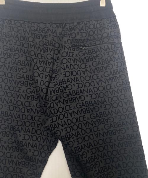 DOLCE & GABBANA（ドルチェ＆ガッバーナ）DOLCE & GABBANA (ドルチェ＆ガッバーナ) スウェットパンツ ブラック サイズ:46の古着・服飾アイテム