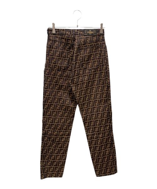 FENDI（フェンディ）FENDI (フェンディ) ズッカパンツ ブラウン サイズ:W29の古着・服飾アイテム