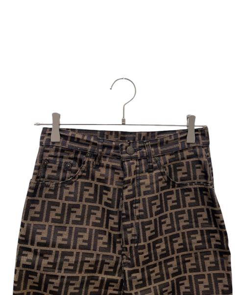 FENDI（フェンディ）FENDI (フェンディ) ズッカパンツ ブラウン サイズ:W29の古着・服飾アイテム