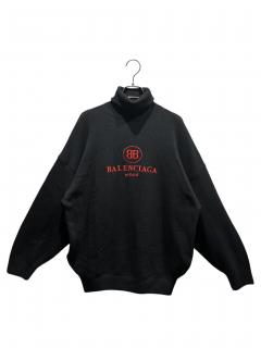 中古・古着通販】BALENCIAGA (バレンシアガ) オールオーバーロゴニット