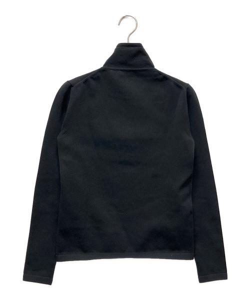 PRADA（プラダ）PRADA (プラダ) ハーフジップニット ブラック サイズ:38の古着・服飾アイテム