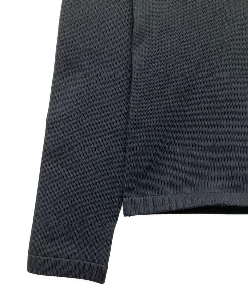 PRADA（プラダ）PRADA (プラダ) ハーフジップニット ブラック サイズ:38の古着・服飾アイテム
