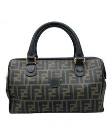FENDI（フェンディ）の古着「スッカ柄 ボストンバッグ」｜ブラウン