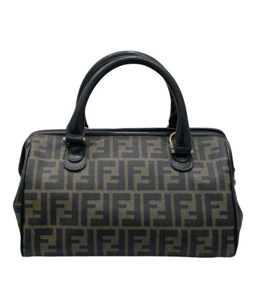 FENDI（フェンディ）FENDI (フェンディ) スッカ柄 ボストンバッグ ブラウンの古着・服飾アイテム