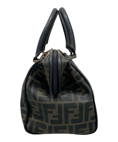 FENDI（フェンディ）FENDI (フェンディ) スッカ柄 ボストンバッグ ブラウンの古着・服飾アイテム