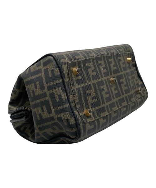 FENDI（フェンディ）FENDI (フェンディ) スッカ柄 ボストンバッグ ブラウンの古着・服飾アイテム