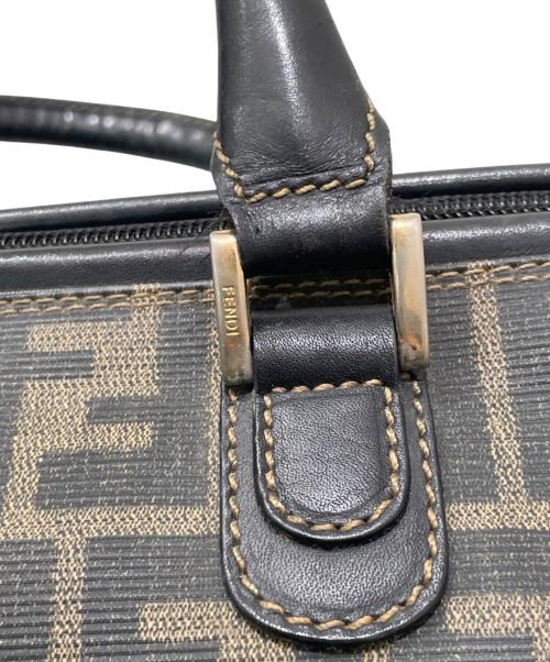 FENDI（フェンディ）FENDI (フェンディ) スッカ柄 ボストンバッグ ブラウンの古着・服飾アイテム
