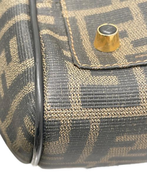 FENDI（フェンディ）FENDI (フェンディ) スッカ柄 ボストンバッグ ブラウンの古着・服飾アイテム