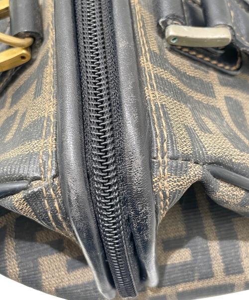 FENDI（フェンディ）FENDI (フェンディ) スッカ柄 ボストンバッグ ブラウンの古着・服飾アイテム