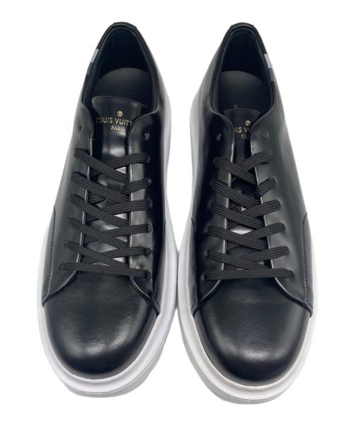LOUIS VUITTON（ルイ ヴィトン）LOUIS VUITTON (ルイ ヴィトン) ビバリーヒルズラインスニーカー/Beverly Hills Line Sneakers ブラック サイズ:7 1/2の古着・服飾アイテム