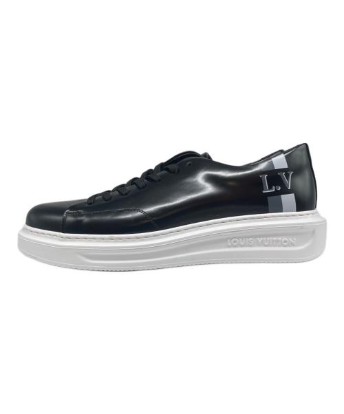 LOUIS VUITTON（ルイ ヴィトン）LOUIS VUITTON (ルイ ヴィトン) ビバリーヒルズラインスニーカー/Beverly Hills Line Sneakers ブラック サイズ:7 1/2の古着・服飾アイテム