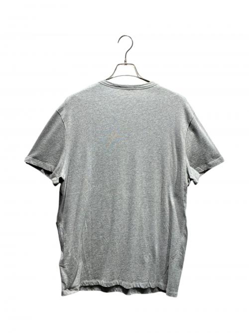 MONCLER（モンクレール）MONCLER (モンクレール) フロッキーロゴTシャツ グレー サイズ:XLの古着・服飾アイテム