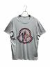 MONCLER（モンクレール）の古着「フロッキーロゴTシャツ」｜グレー