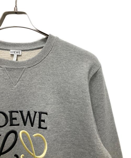 LOEWE（ロエベ）LOEWE (ロエベ) アナグラムロゴスウェット グレー サイズ:Mの古着・服飾アイテム