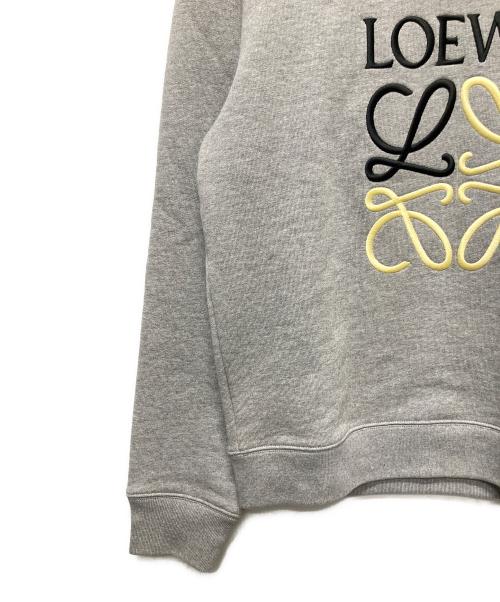 LOEWE（ロエベ）LOEWE (ロエベ) アナグラムロゴスウェット グレー サイズ:Mの古着・服飾アイテム