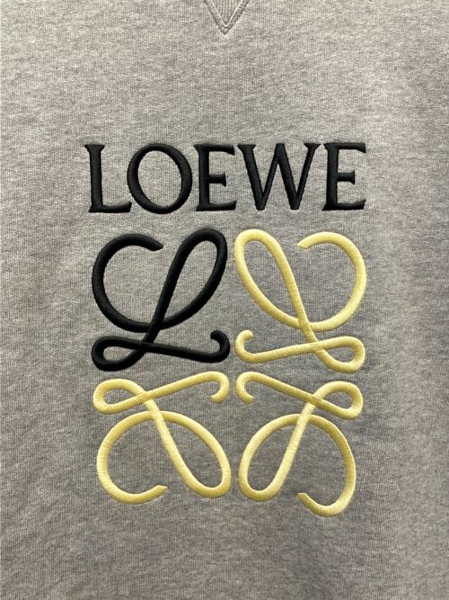 LOEWE（ロエベ）LOEWE (ロエベ) アナグラムロゴスウェット グレー サイズ:Mの古着・服飾アイテム