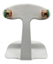 HERMES（エルメス）の古着「ミニポップHピアス」｜グリーン×ピンク×ゴールド