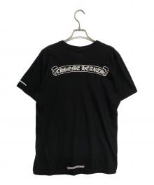 CHROME HEARTS（クロムハーツ）の古着「スクロールラベルTシャツ」｜ブラック
