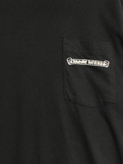 CHROME HEARTS（クロムハーツ）CHROME HEARTS (クロムハーツ) スクロールラベルTシャツ ブラック サイズ:Mの古着・服飾アイテム