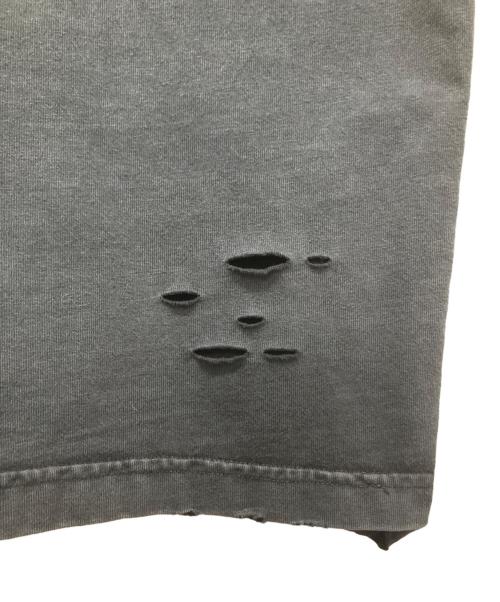BALENCIAGA（バレンシアガ）BALENCIAGA (バレンシアガ) ダメージ加工Tシャツ ネイビー系 サイズ:XSの古着・服飾アイテム