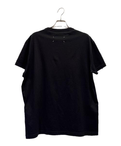 Maison Margiela（メゾンマルジェラ）Maison Margiela (メゾンマルジェラ) シグネチャーMaison Margiela ロゴ カットソー ブラック サイズ:44の古着・服飾アイテム