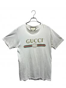 GUCCI（グッチ）の古着「ロゴTシャツ」｜ホワイト