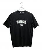 GIVENCHYジバンシィ）の古着「デストロイ加工ロゴTシャツ/BW700D3015」｜ブラック